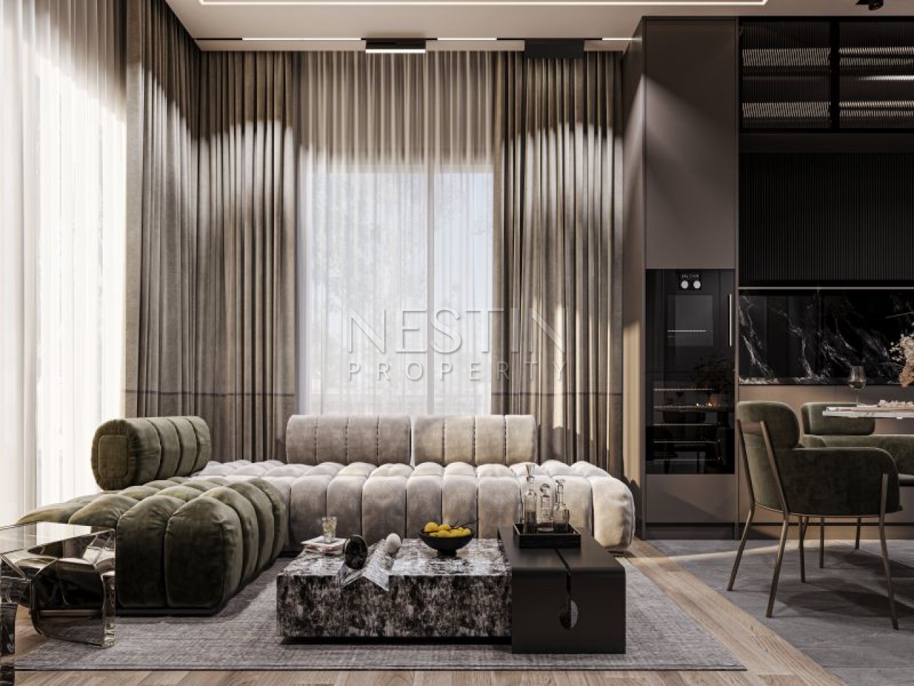 Новый жилой комплекс на стадии строительства в районе Обa фото 7