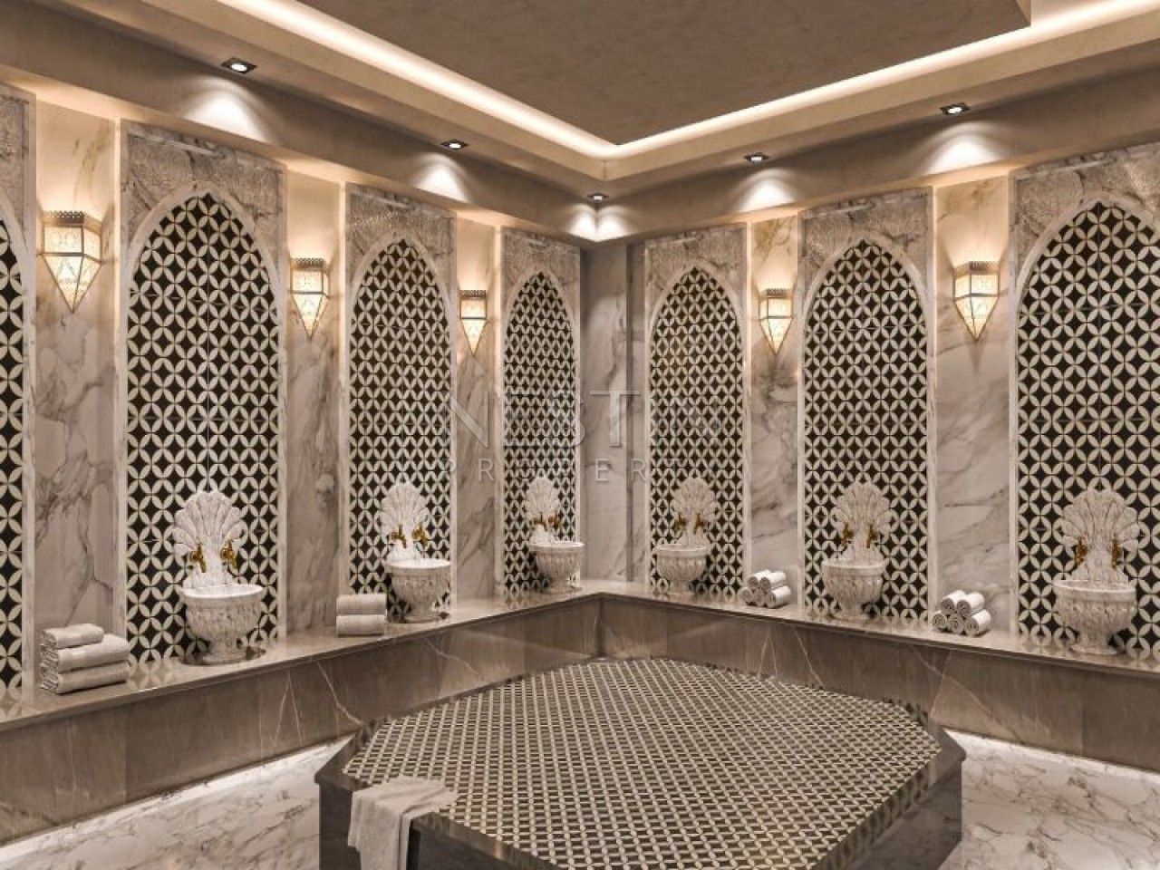 Hовый жилой комплекс на стадии строительства в центре Алании в районе Чиплаклы в 2800 метрах от Cредиземного моря. фото 27