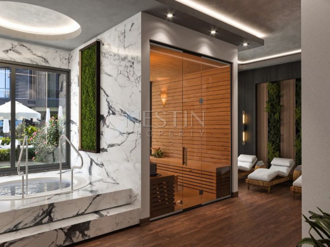 Hовый жилой комплекс на стадии строительства в центре Алании в районе Чиплаклы в 2800 метрах от Cредиземного моря. фото 28