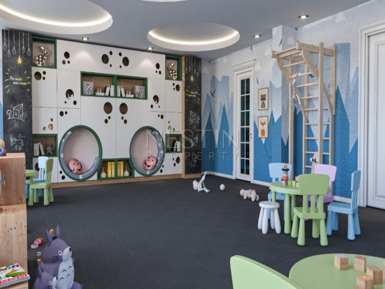 Hовый жилой комплекс на стадии строительства в центре Алании в районе Чиплаклы в 2800 метрах от Cредиземного моря. фото 32