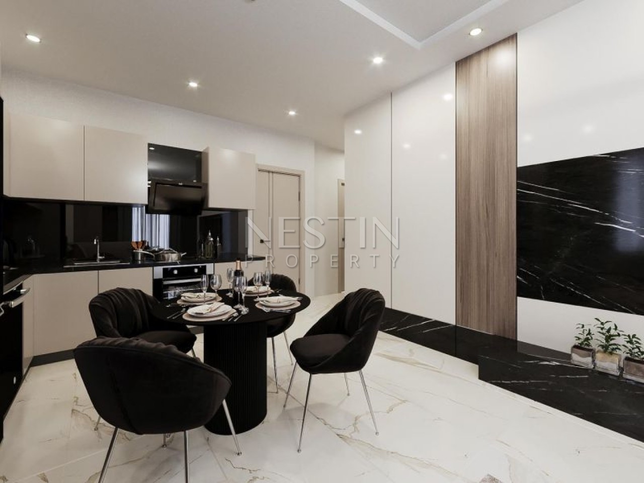 Квартира в районе Махмутлар в новом ЖК в 1500 м от Средиземного моря фото 8