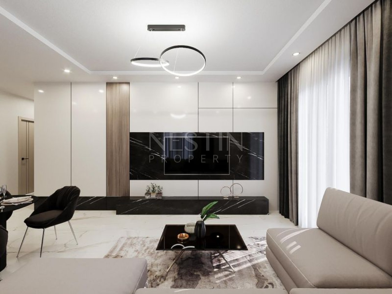 Квартира в районе Махмутлар в новом ЖК в 1500 м от Средиземного моря фото 10