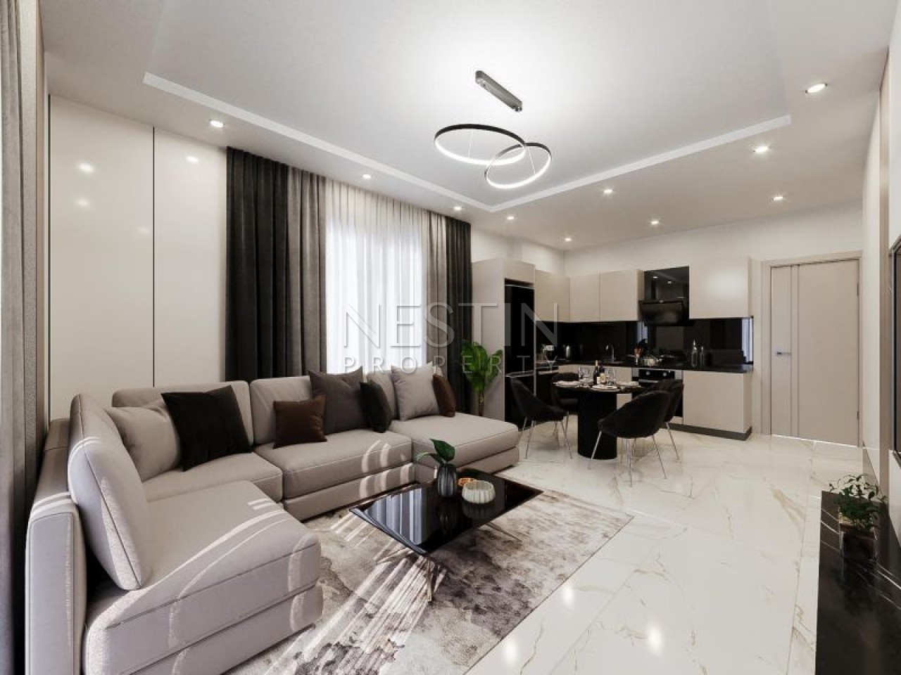 Квартира в районе Махмутлар в новом ЖК в 1500 м от Средиземного моря фото 11