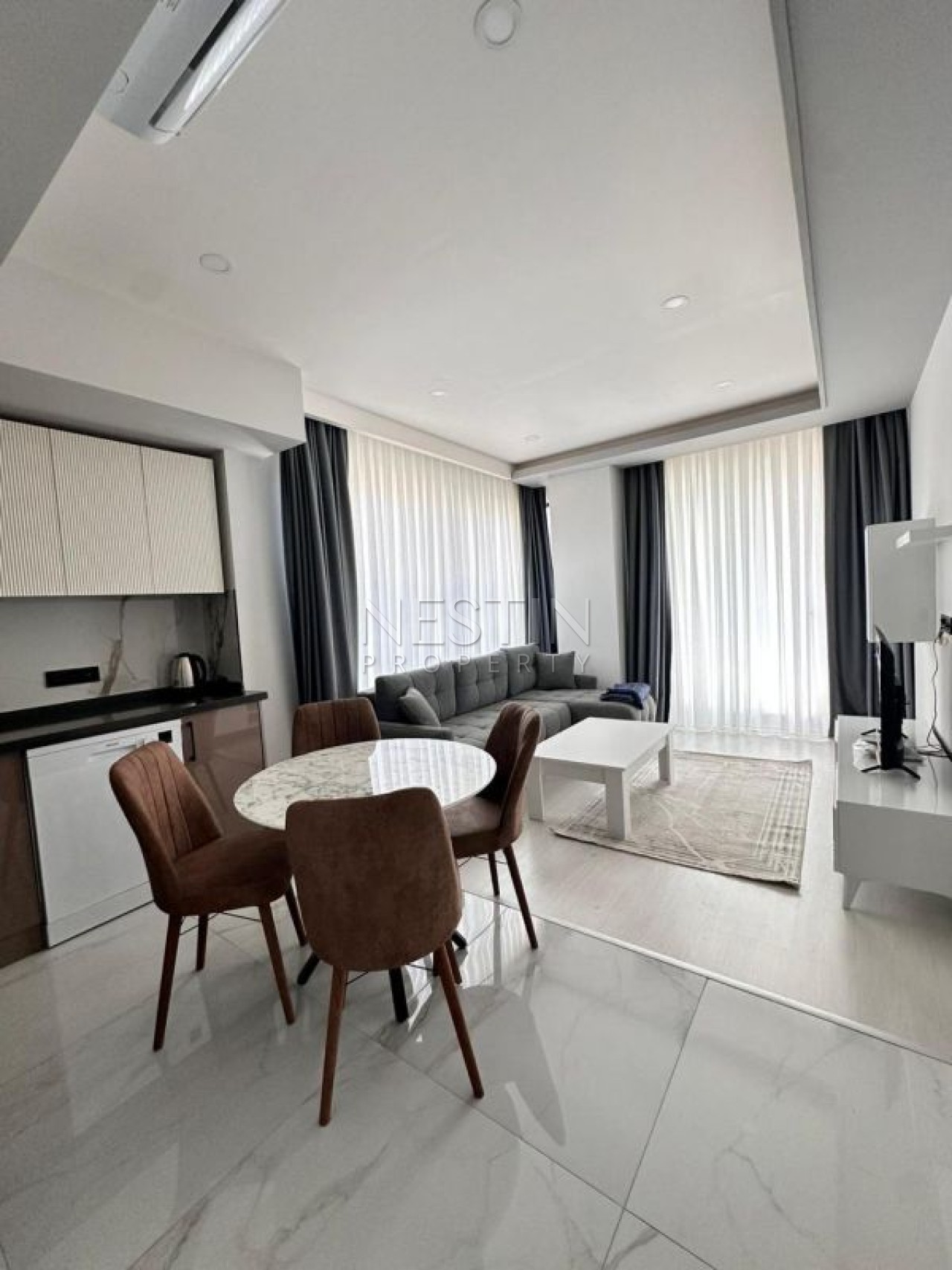 Квартира 2+1 в центре города Аланья в 800 м от Средиземного моря фото 10