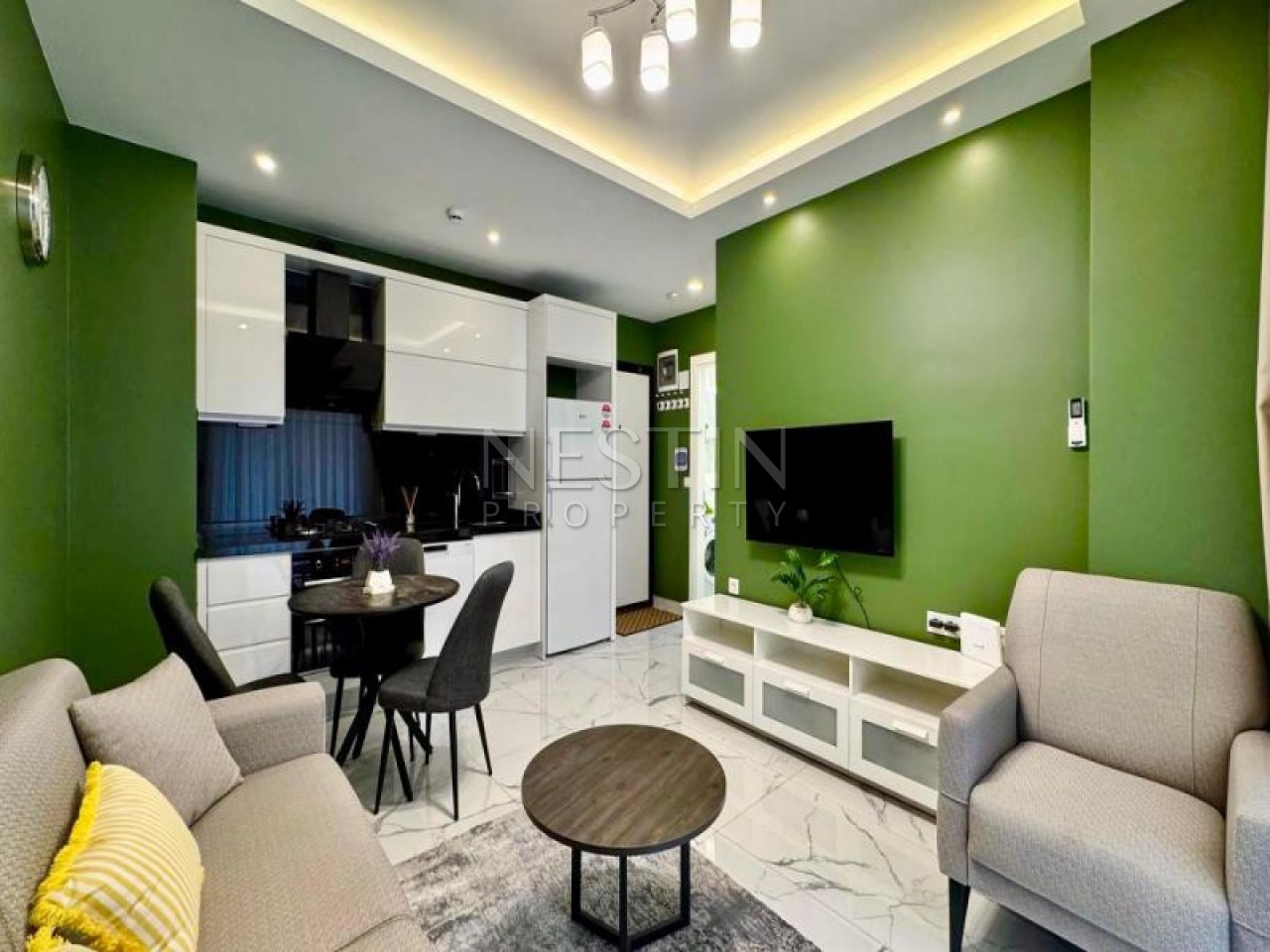 Kвартирa 1+1 в центре города Аланья в 900 м от пляжа Клеопатра фото 3