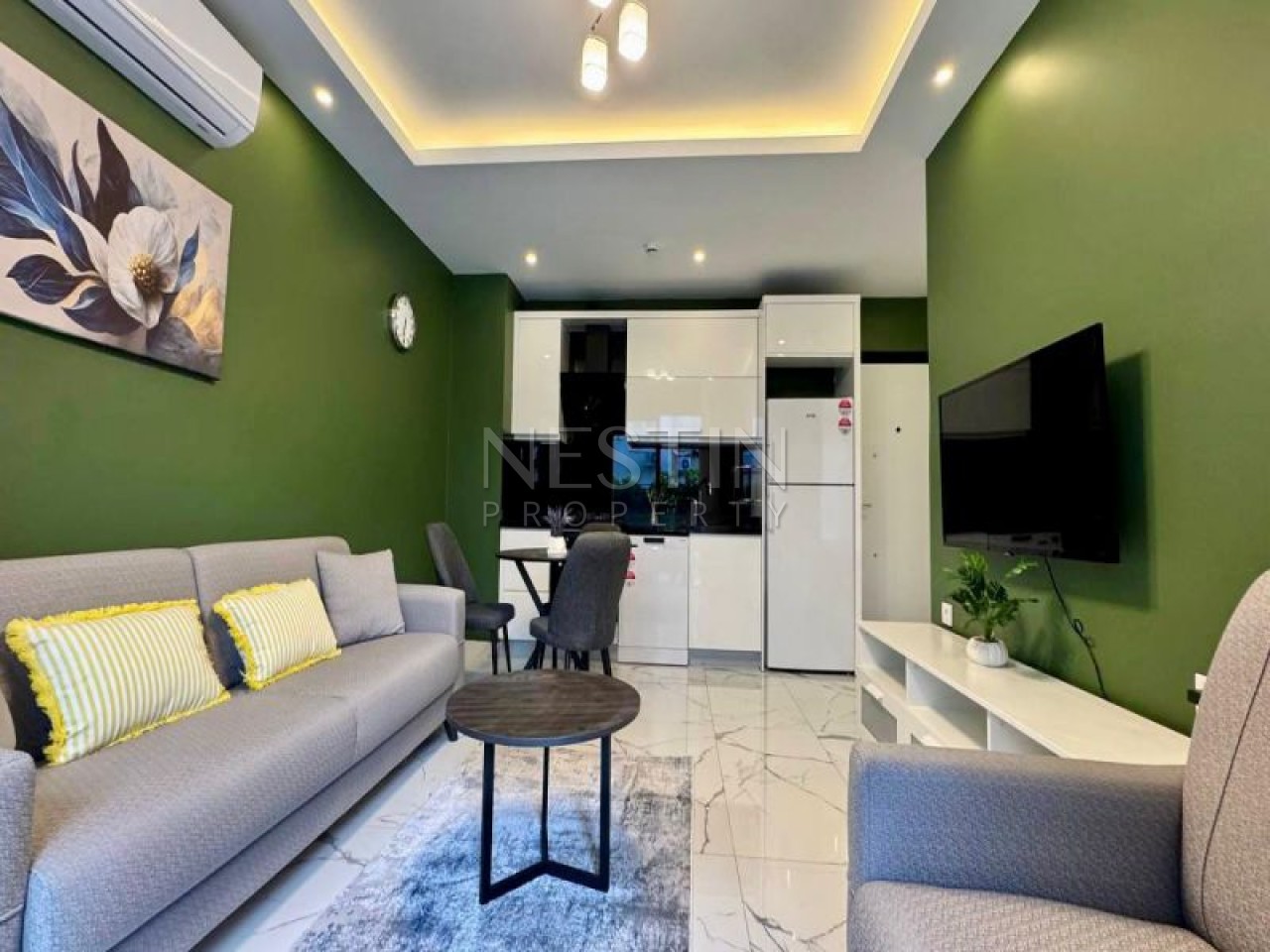 Kвартирa 1+1 в центре города Аланья в 900 м от пляжа Клеопатра фото 4