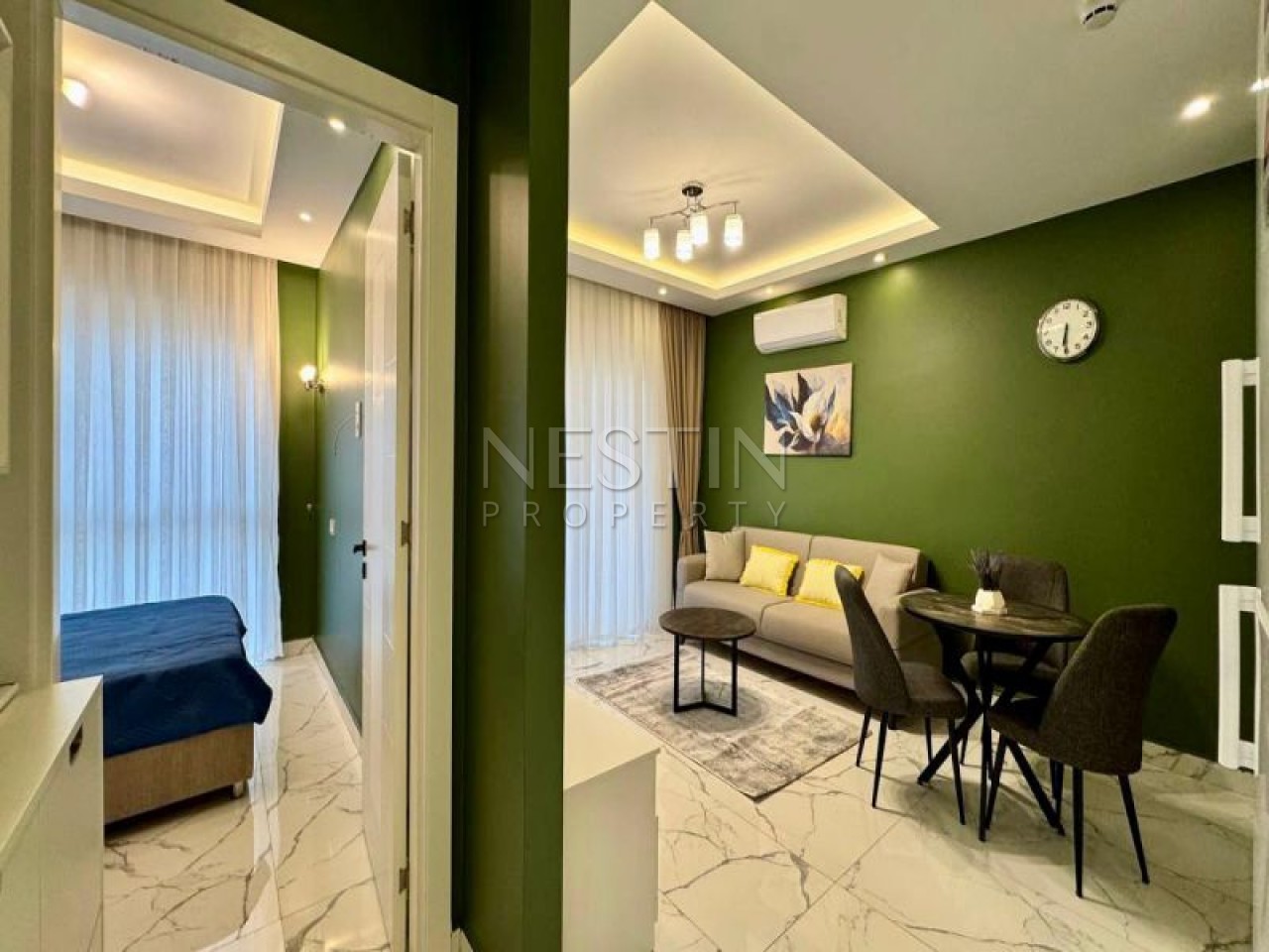 Kвартирa 1+1 в центре города Аланья в 900 м от пляжа Клеопатра фото 9