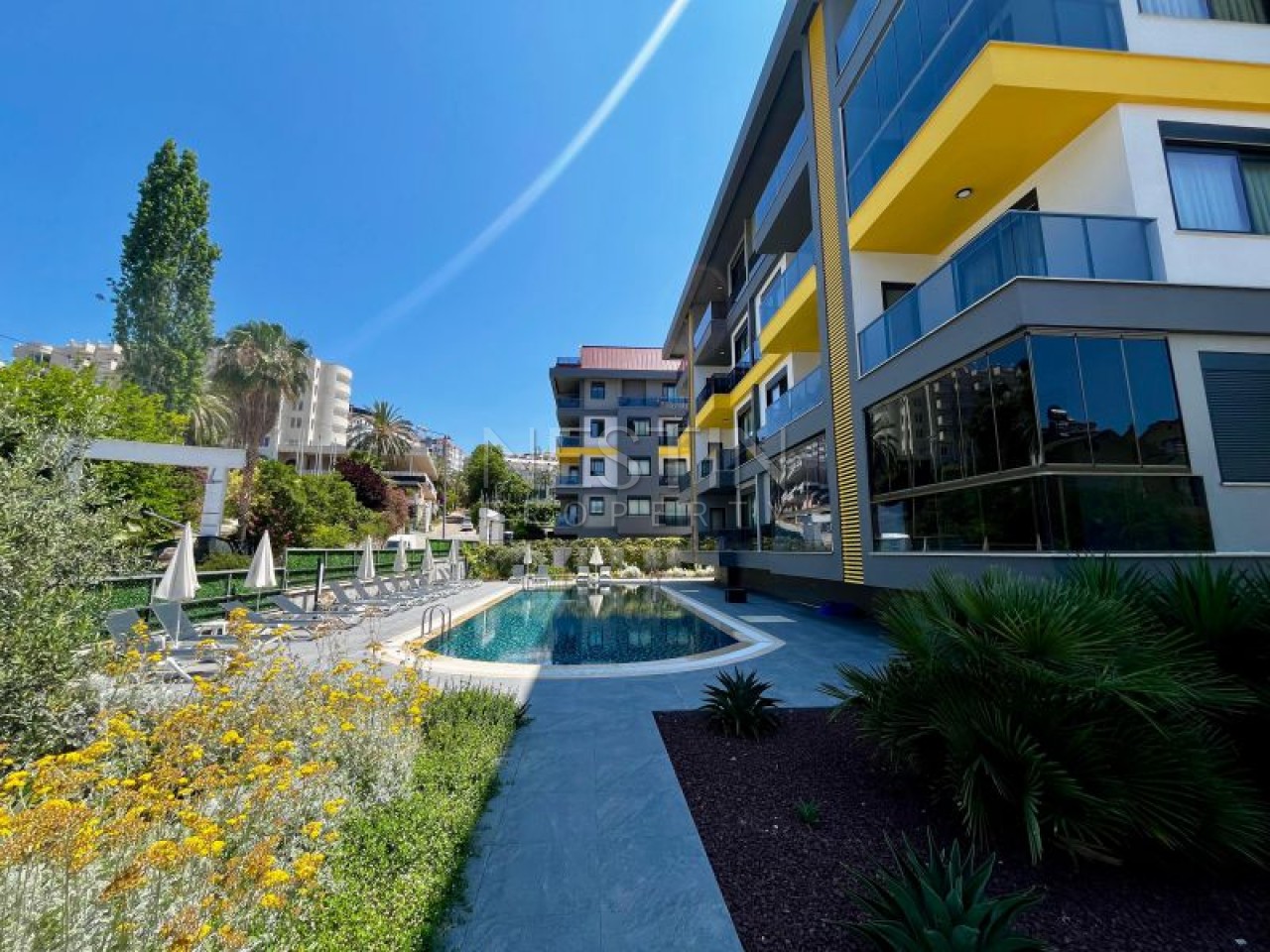 Kвартирa 1+1 в районе Кестель в 300 м от Средиземного моря фото 3