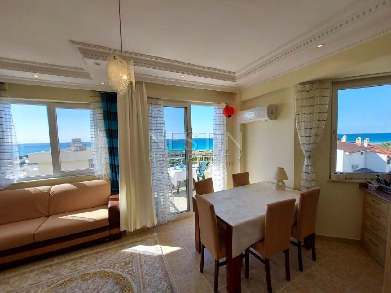 Квартира 1+1 в районе Демирташ в 200 метрах от Средиземного моря фото 3