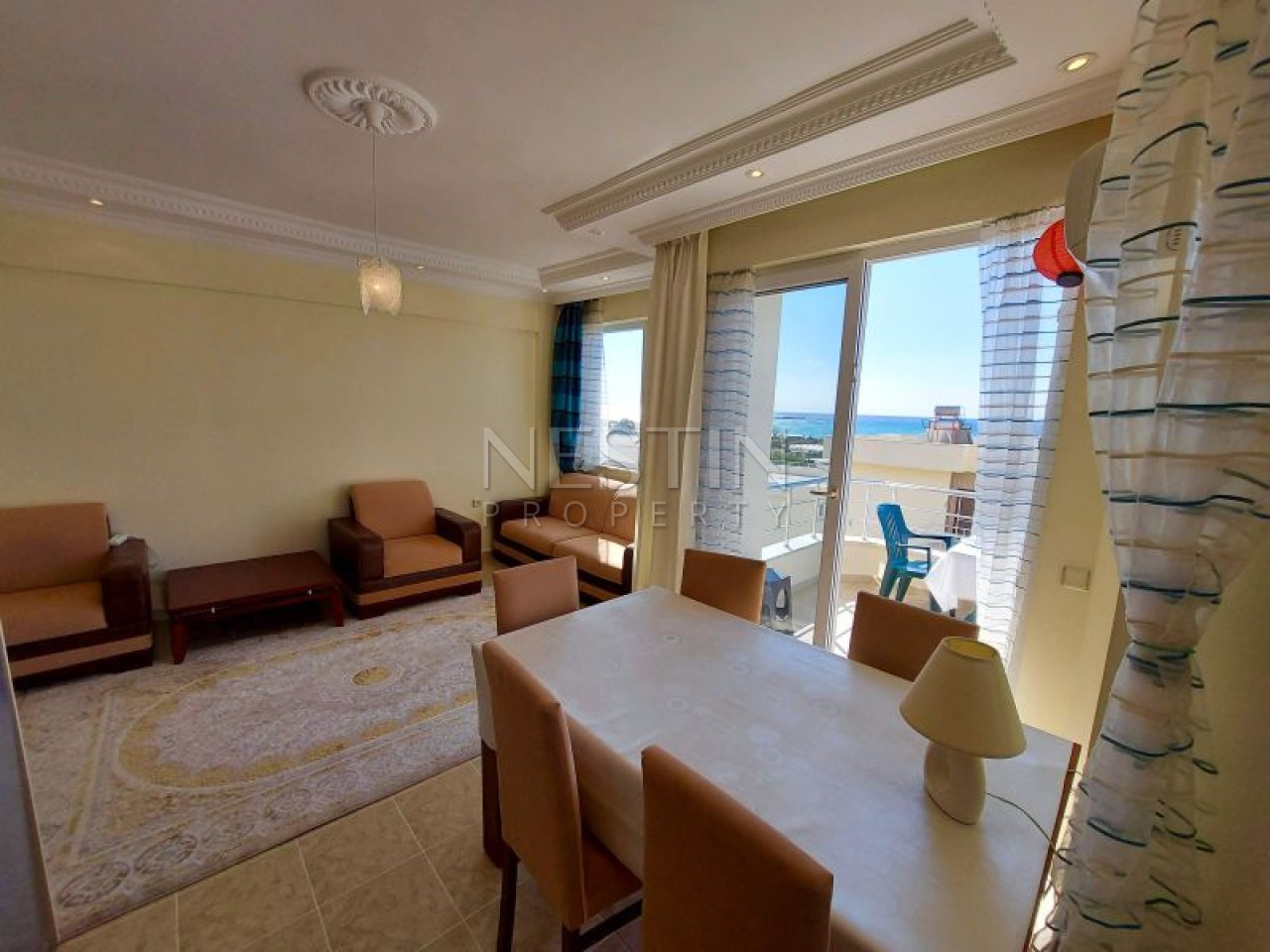 Квартира 1+1 в районе Демирташ в 200 метрах от Средиземного моря фото 4