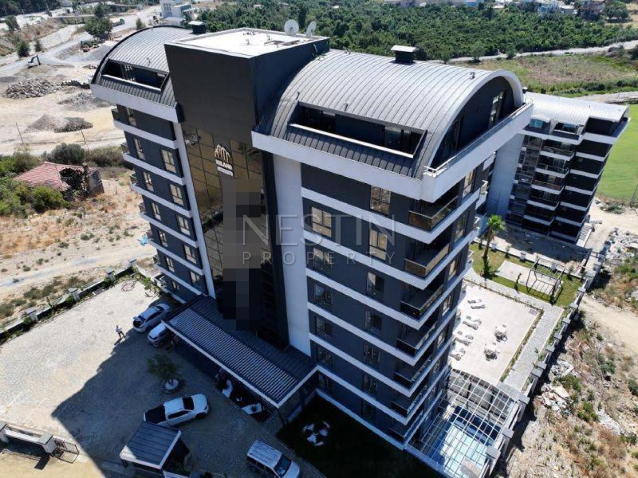 Квартира 1+1 в районе Демирташ в 2000 метрах от Средиземного моря фото 2