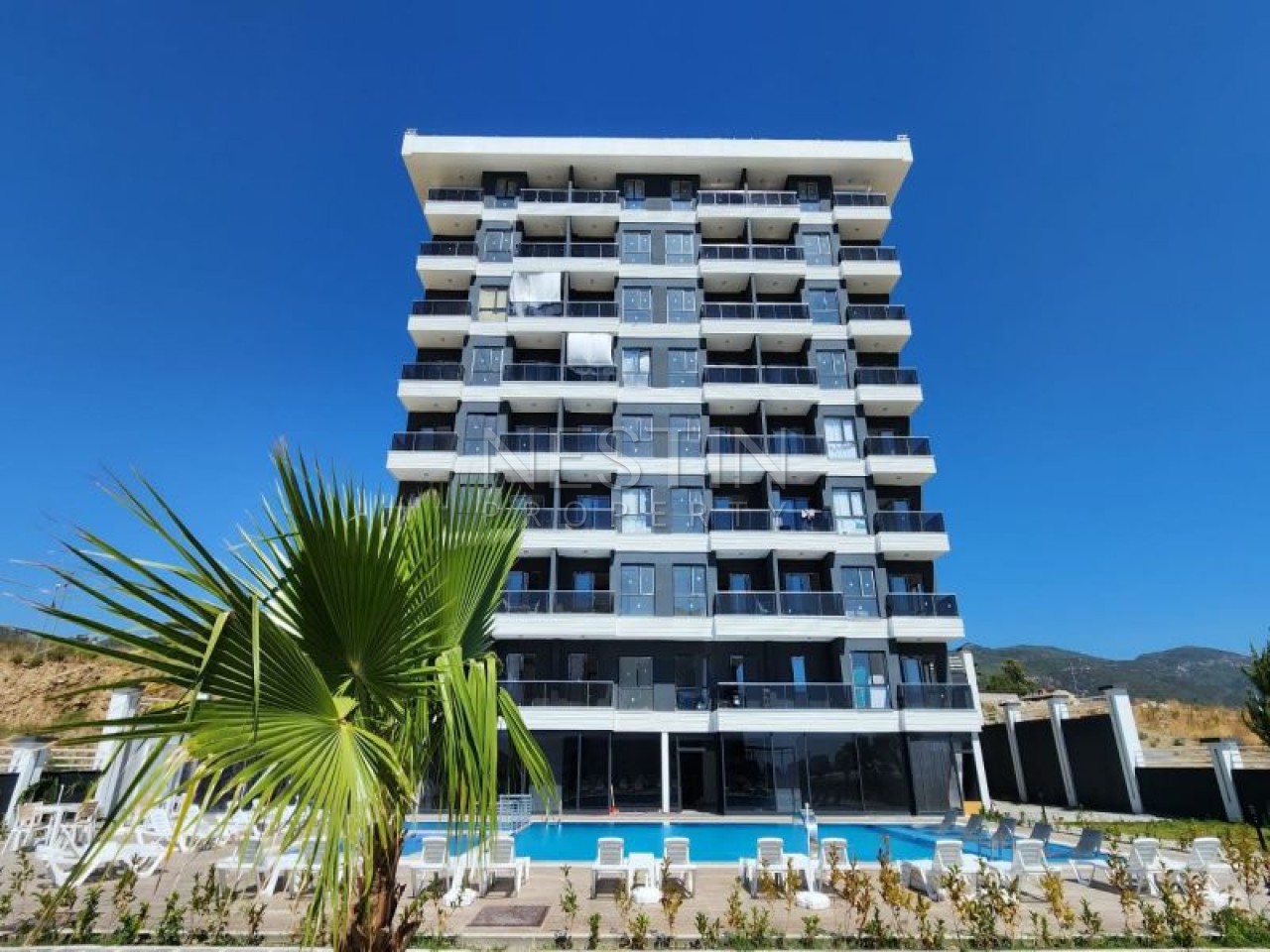 Квартира 1+1 в районе Демирташ в 2000 метрах от Средиземного моря фото 4