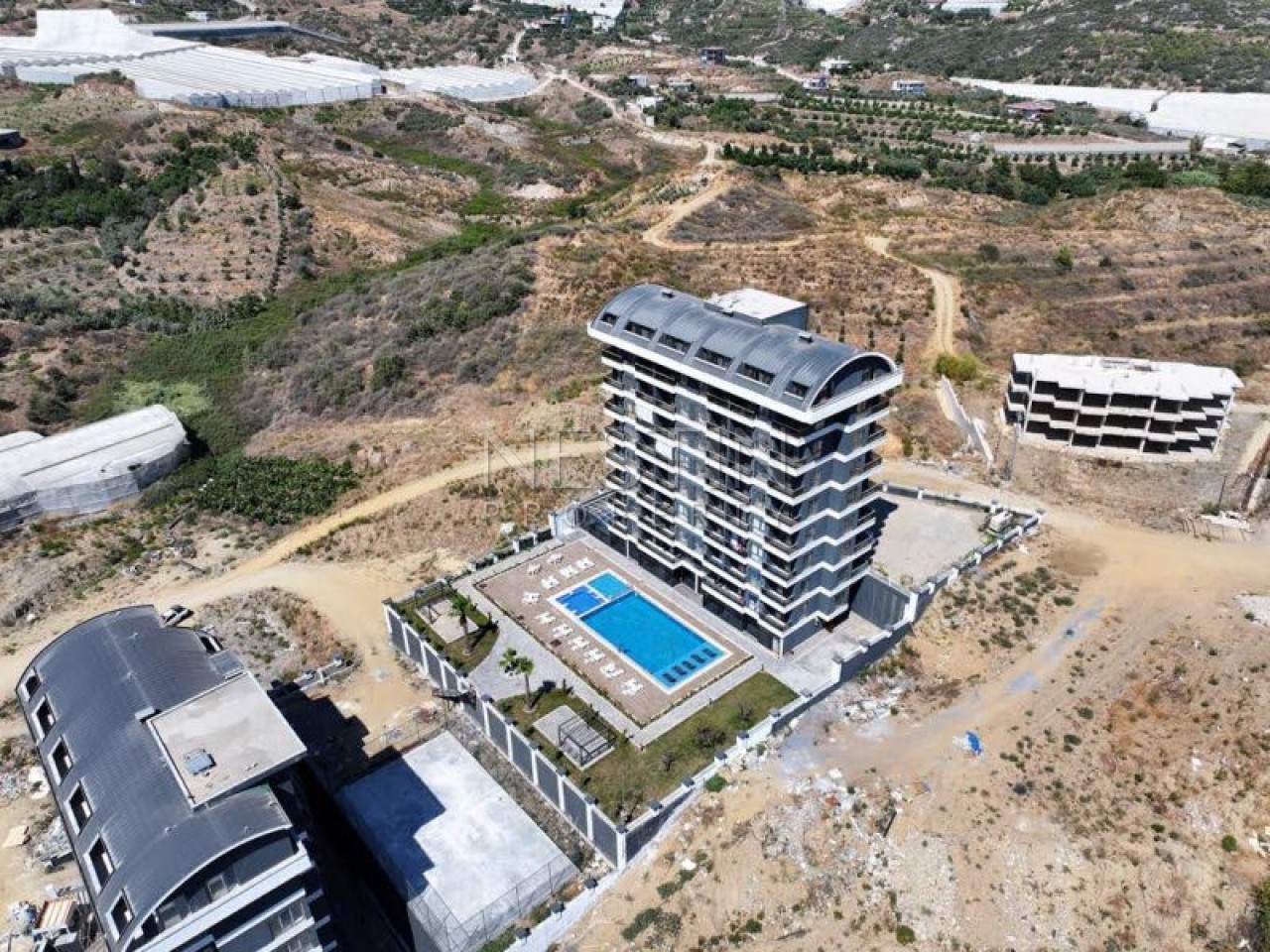 Квартира 1+1 в районе Демирташ в 2000 метрах от Средиземного моря фото 18