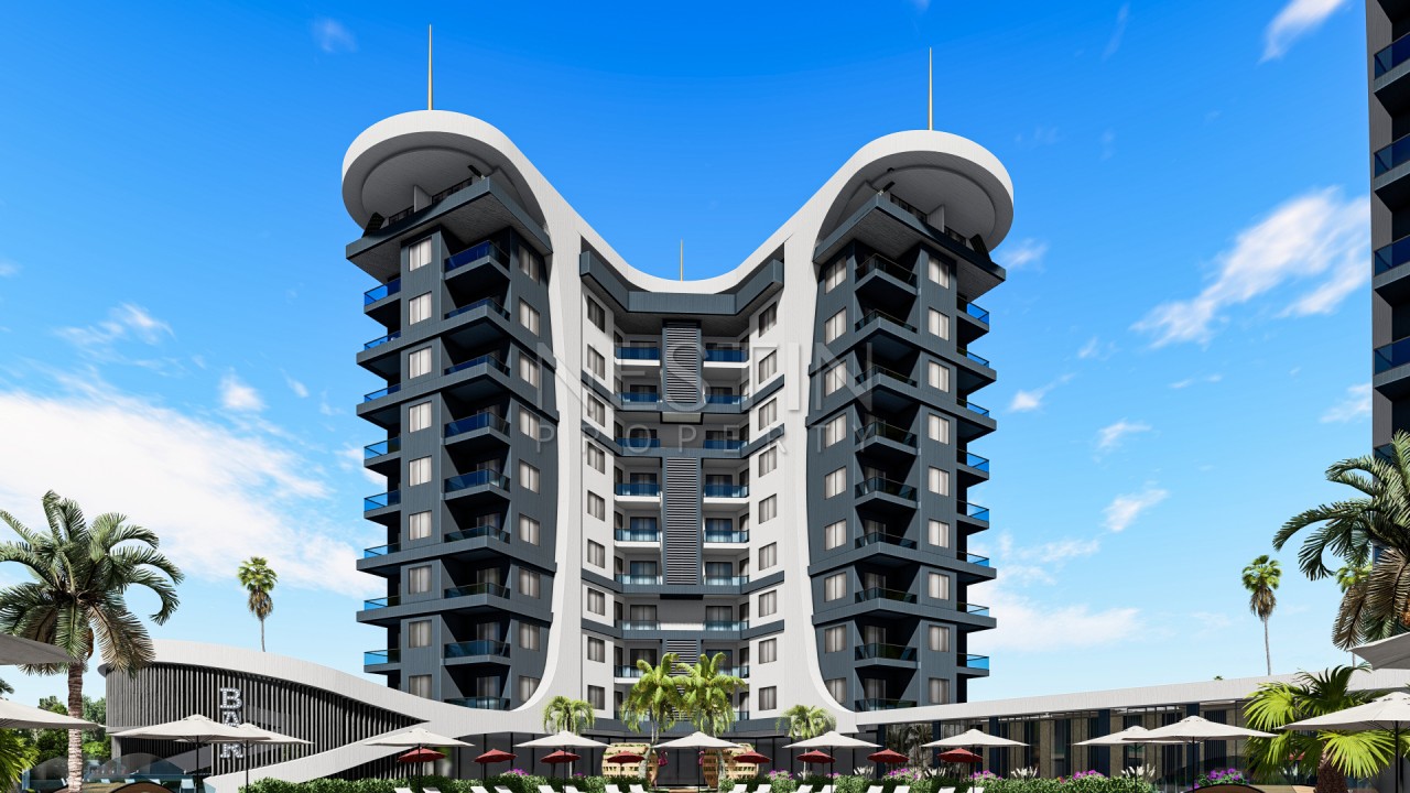 Жилой комплекс в Авсалларе с длительной рассрочкой и отельной инфраструктурой фото 1