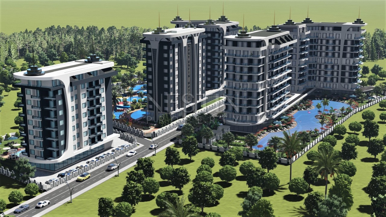 Жилой комплекс в Авсалларе с длительной рассрочкой и отельной инфраструктурой фото 3