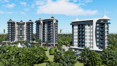 Жилой комплекс в Авсалларе с длительной рассрочкой и отельной инфраструктурой фото 14