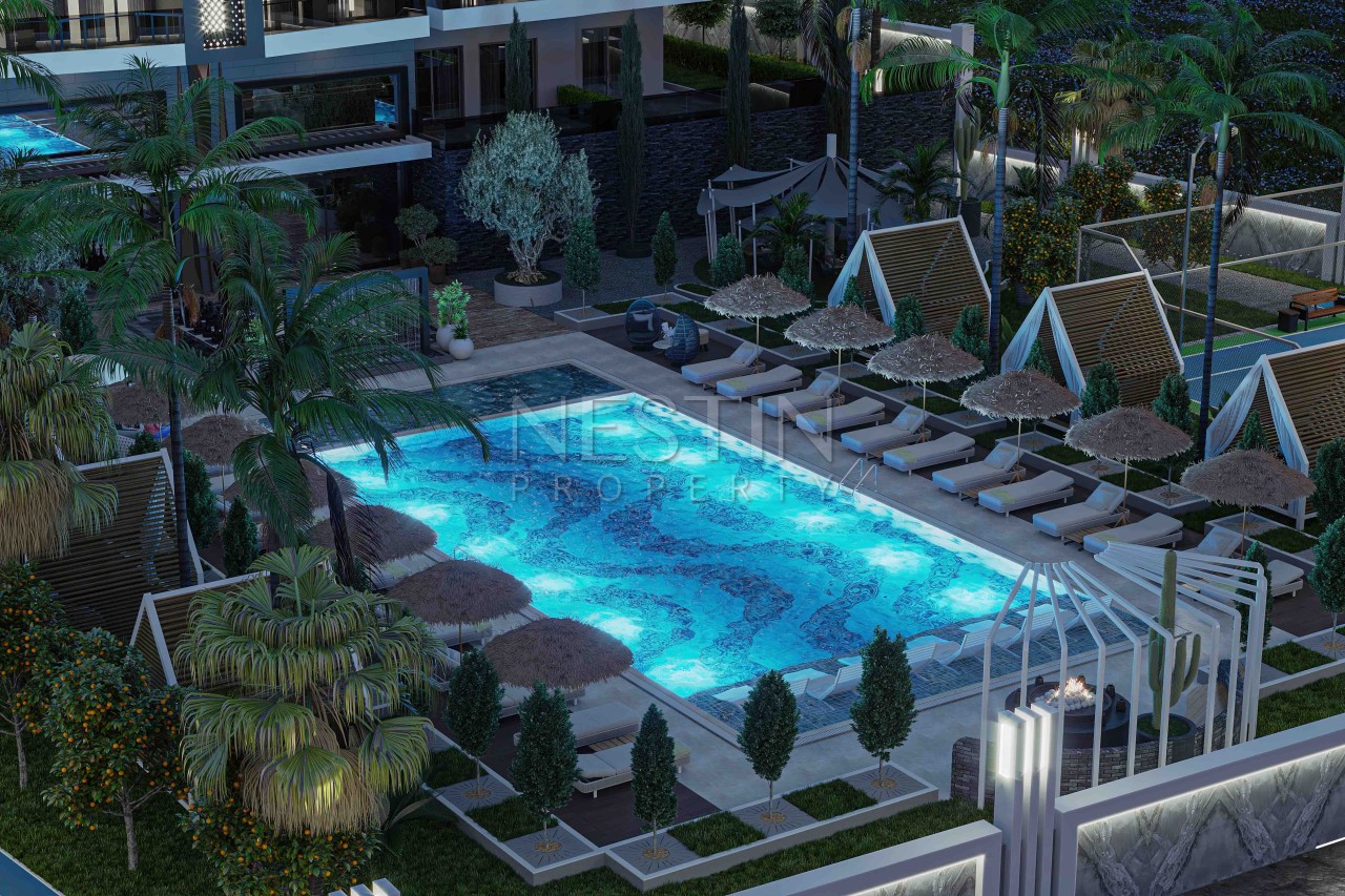 Почти готовый проект в районе Пайаллар с длительной рассрочкой и видом на море фото 3