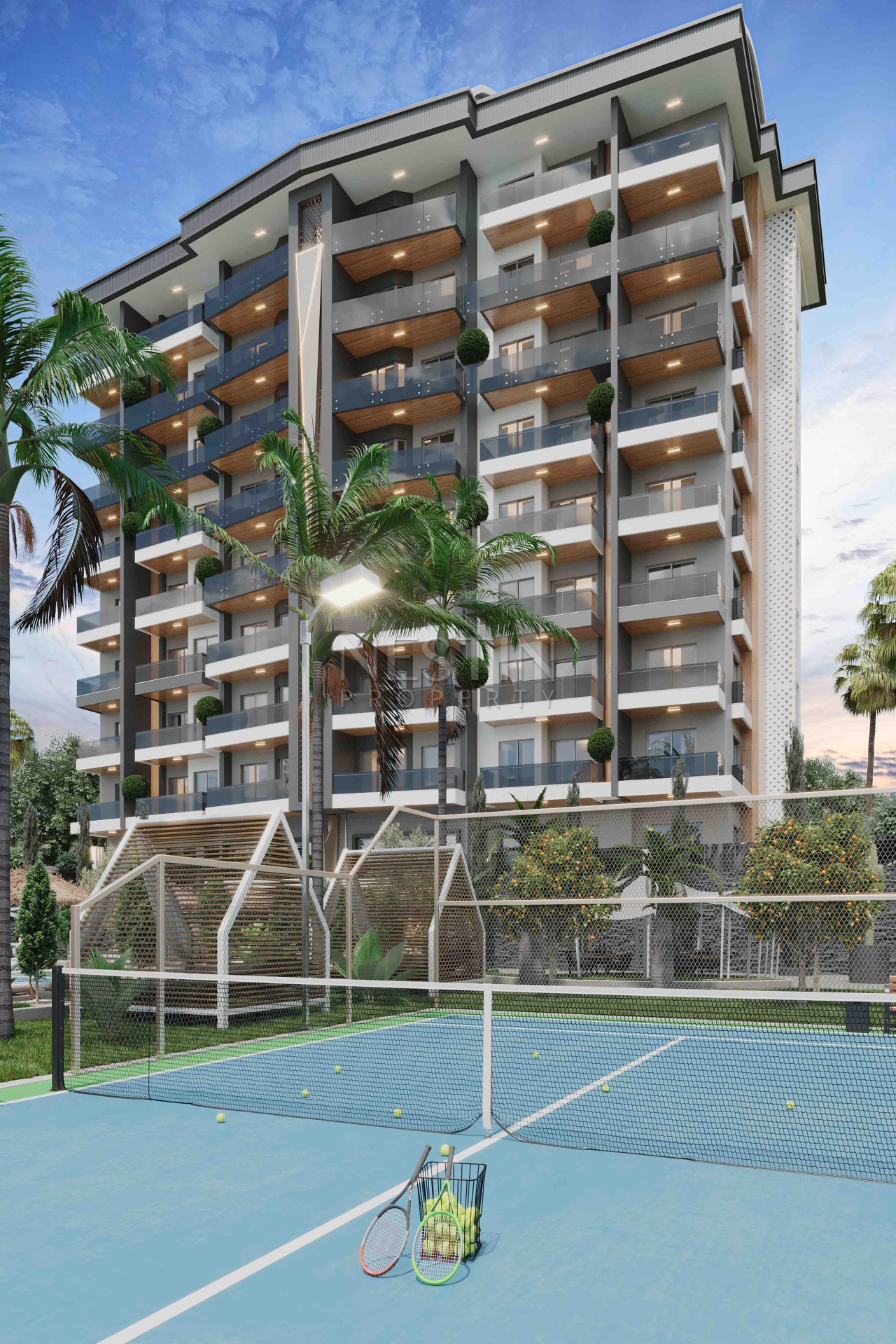 Почти готовый проект в районе Пайаллар с длительной рассрочкой и видом на море фото 6