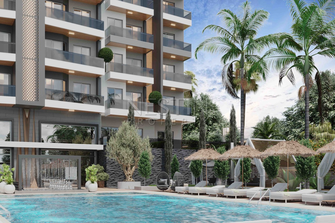 Почти готовый проект в районе Пайаллар с длительной рассрочкой и видом на море фото 7