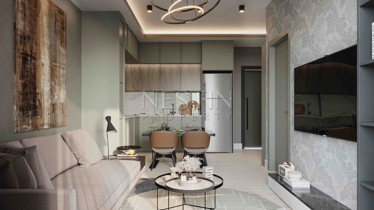 Почти готовый проект в районе Пайаллар с длительной рассрочкой и видом на море фото 8