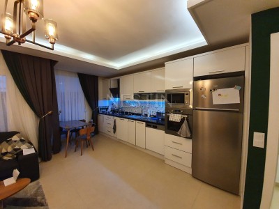 Меблированная квартира 2+1 в комплексе отельного типа в Авсалларе фото 6