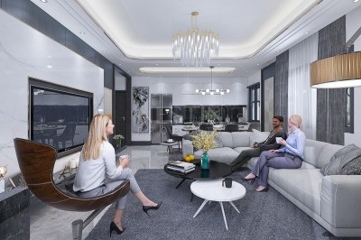 Квартира 1+1 в новом современном комплексе в Махмутларе фото 14