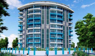 Квартиры 1+1 на стадии строительства в современной резиденции в районе Махмутлар фото 5