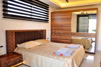 Квартира 2+1 с новой мебелью в районе Кестель в 100 метрах от моря фото 19