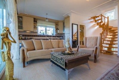 Вилла 4+1 с великолепным панорамным видом на море в районе Каргыджак фото 8