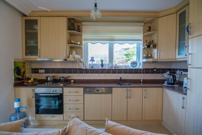 Вилла 4+1 с великолепным панорамным видом на море в районе Каргыджак фото 9