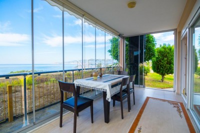 Вилла 4+1 с великолепным панорамным видом на море в районе Каргыджак фото 19