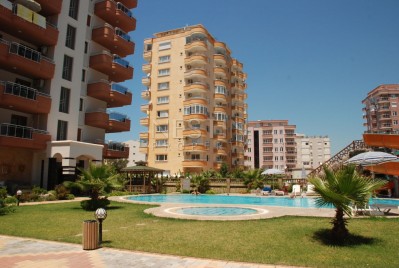 Меблированная квартира 2+1 с панорамным видом на море в районе Махмутлар фото 2