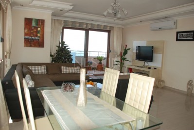 Меблированная квартира 2+1 с панорамным видом на море в районе Махмутлар фото 11