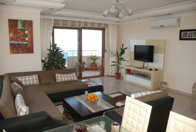 Меблированная квартира 2+1 с панорамным видом на море в районе Махмутлар фото 13