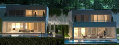 Вилла 4+1 с бассейном на стадии строительства в районе Бекташ с видом на море фото 11