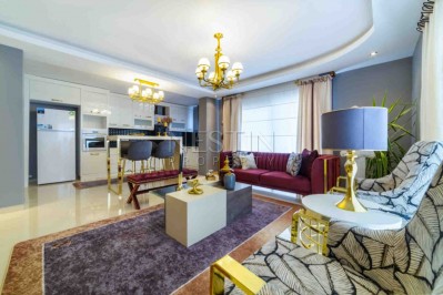 Дизайнерская квартира 2+1 с интересным ремонтом в новом доме в Махмутларе фото 10