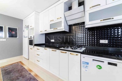 Дизайнерская квартира 2+1 с интересным ремонтом в новом доме в Махмутларе фото 13