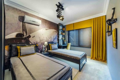 Дизайнерская квартира 2+1 с интересным ремонтом в новом доме в Махмутларе фото 15