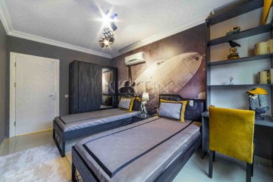 Дизайнерская квартира 2+1 с интересным ремонтом в новом доме в Махмутларе фото 16