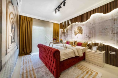 Дизайнерская квартира 2+1 с интересным ремонтом в новом доме в Махмутларе фото 22