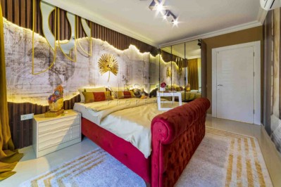 Дизайнерская квартира 2+1 с интересным ремонтом в новом доме в Махмутларе фото 23