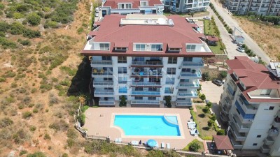 Меблированный дуплекс 2+1 с видом на Средиземное море в районе Кестель фото 2