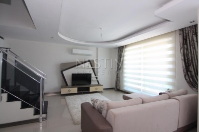 Меблированный дуплекс 2+1 с видом на Средиземное море в районе Кестель фото 7