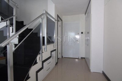 Меблированный дуплекс 2+1 с видом на Средиземное море в районе Кестель фото 12