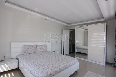 Меблированный дуплекс 2+1 с видом на Средиземное море в районе Кестель фото 13