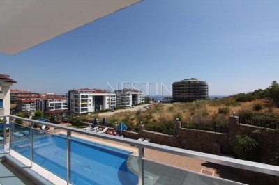 Меблированный дуплекс 2+1 с видом на Средиземное море в районе Кестель фото 23