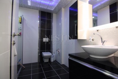 Меблированный дуплекс 2+1 с видом на Средиземное море в районе Кестель фото 25