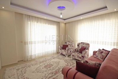 Пентхаус 3+1 с мебелью с видом на море в резиденции в центре Махмутлара фото 26