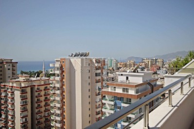 Пентхаус 3+1 с мебелью с видом на море в резиденции в центре Махмутлара фото 27