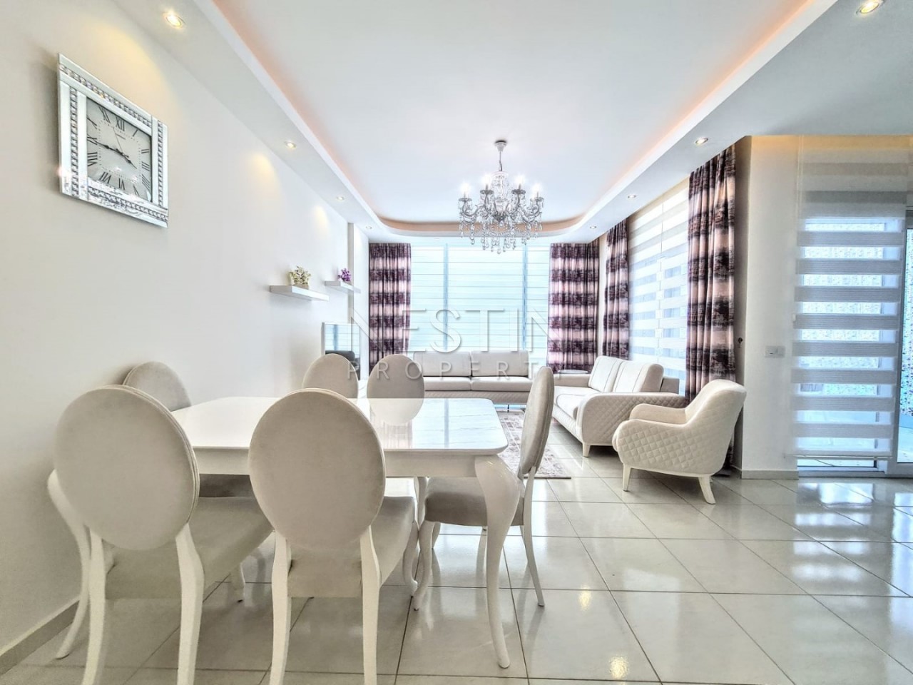 Большая квартира 2+1 с новой мебелью в роскошной резиденции в Махмутларе фото 16